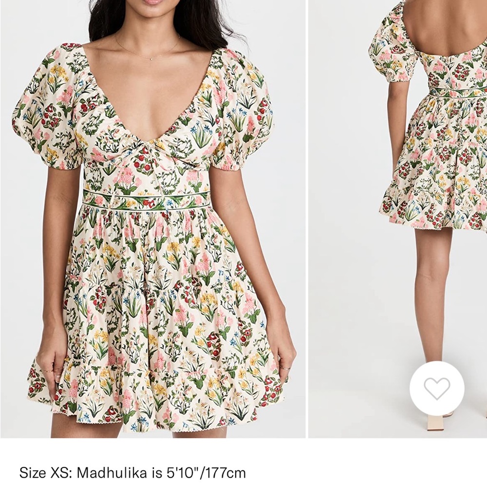 Agua By Agua Bendita Manzanilla Mini Dress in Dawn